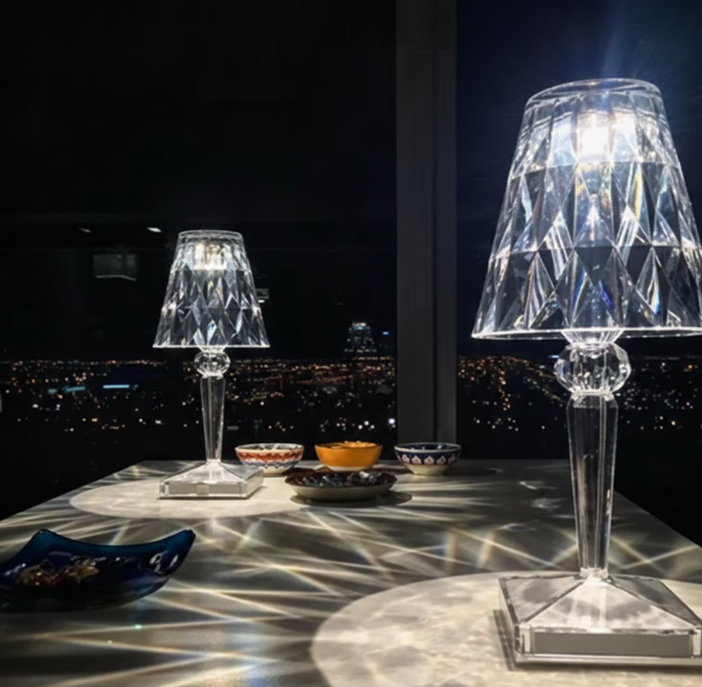 Crystal Touch Table Lamp