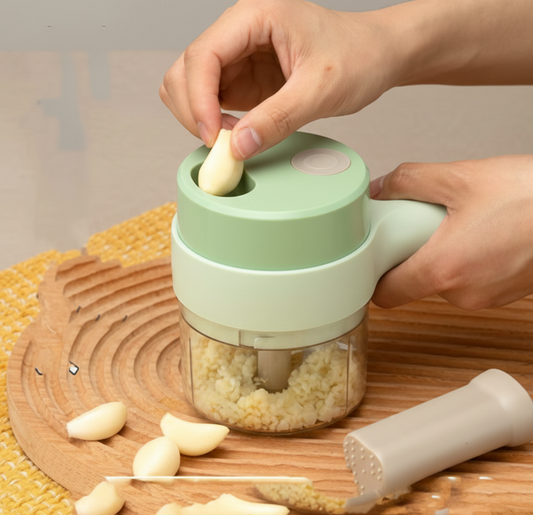 Household Multifunctional Wireless Electric Garlic Masher