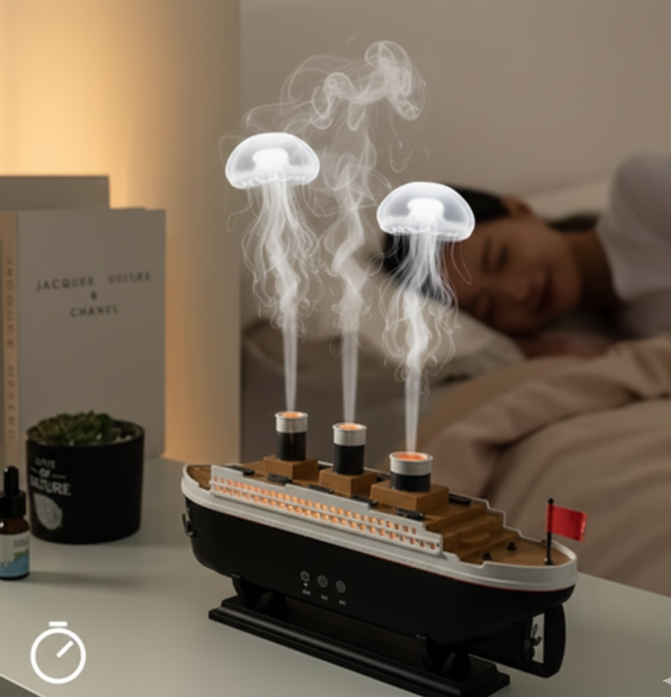 Jellyfish - Ship-Shaped Aroma Diffuser