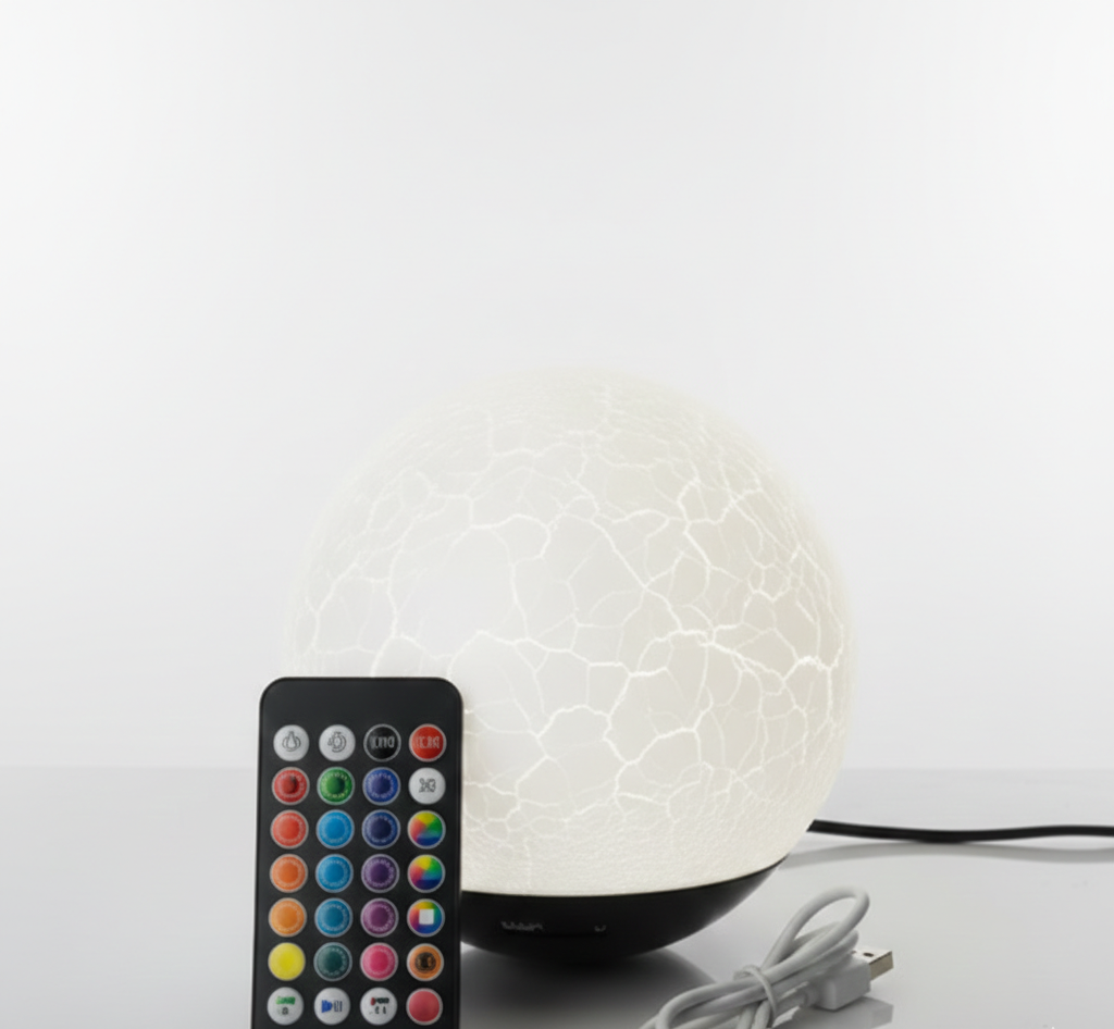 Music Moon Light Bluetooth Speaker Lamp