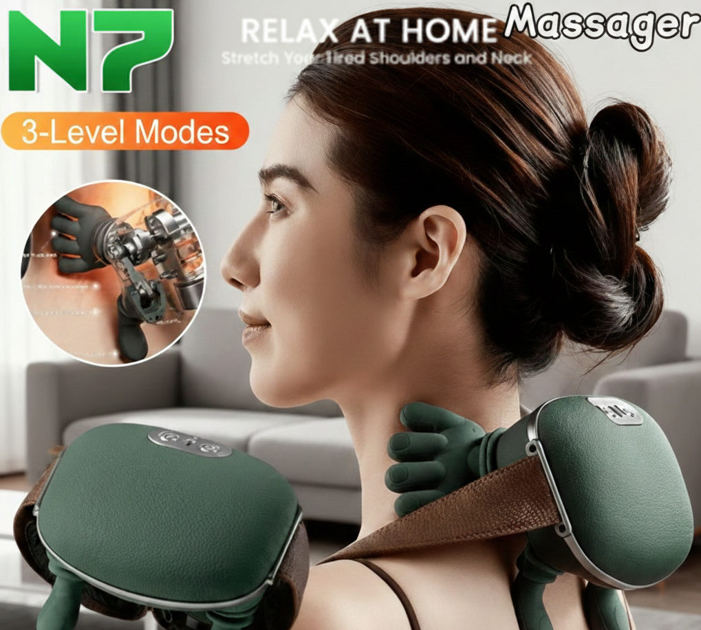 Shoulder & Neck Massager | Deep Relaxation|Instant Comfort|Anytime|Anywhere