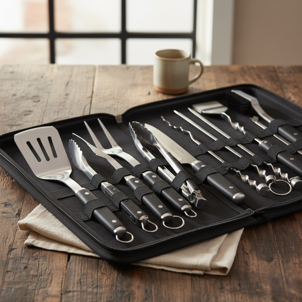 Professional BBQ Grill Tool Set