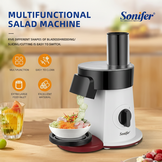 Foldash™ Sonifer 5-in-1 Electric Salad Maker –Slicer & Shredder