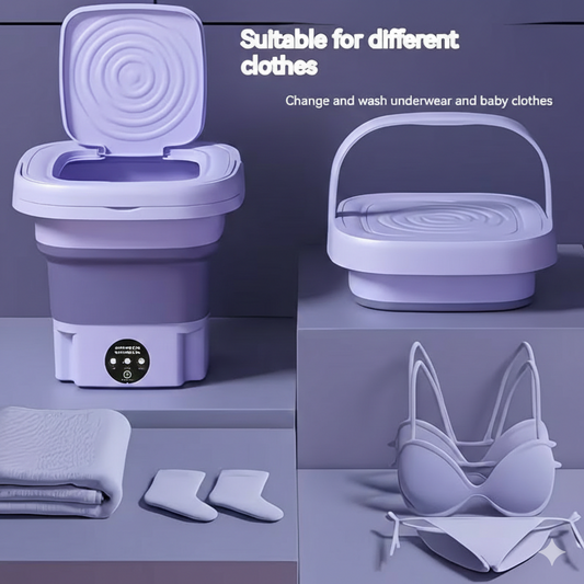Foldable Mini Laundry Machine – Portable Washer