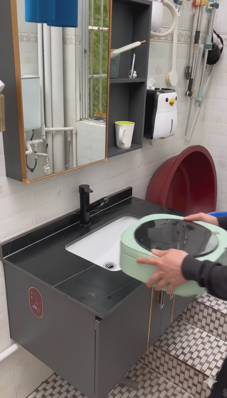 Foldable Mini Laundry Machine – Portable Washer