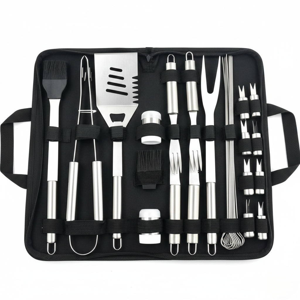 Professional BBQ Grill Tool Set