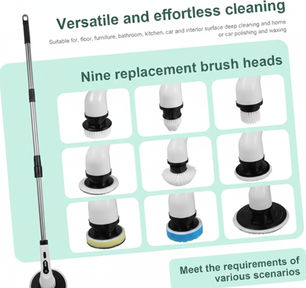 Electric Cleaning Brush – Powerful & Versatile