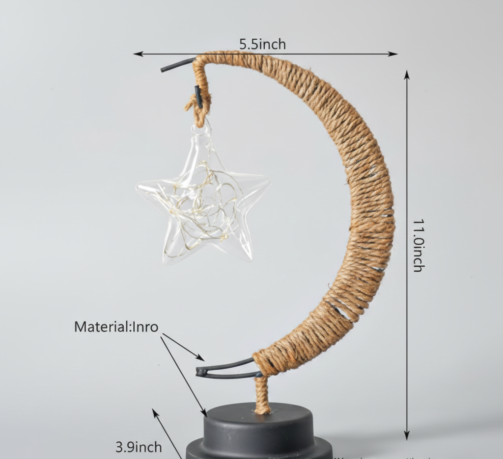 LED Lamp Star Moon