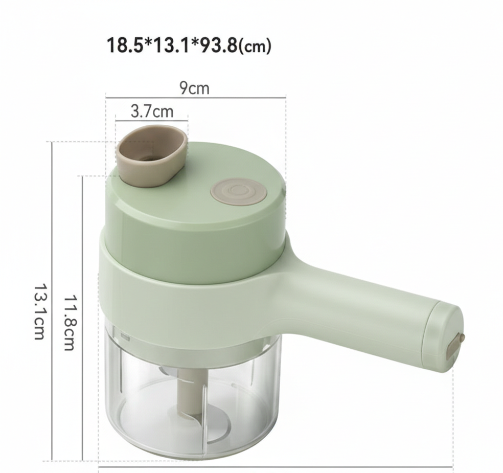 Household Multifunctional Wireless Electric Garlic Masher